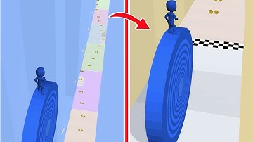 Layers Roll Game All Levels Walkthrough Gameplay Android,iOS Stick Race Update New Level YTB43H