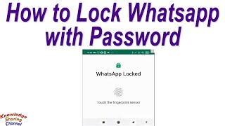 How to Lock Whatsapp with Password ! How to Set Pin on Whatsapp screenshot 5