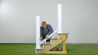 How to Install RDI Transform Composite Railing - Stair How To Install Rdi Transform Composite Railing On Stairs