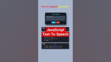 Text To Speech Converter #html #css #javascript #coding #programming #shortsfeed #shorts