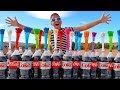 COKE AND MENTOS vs Silly WATER BALLOONS Experiment!