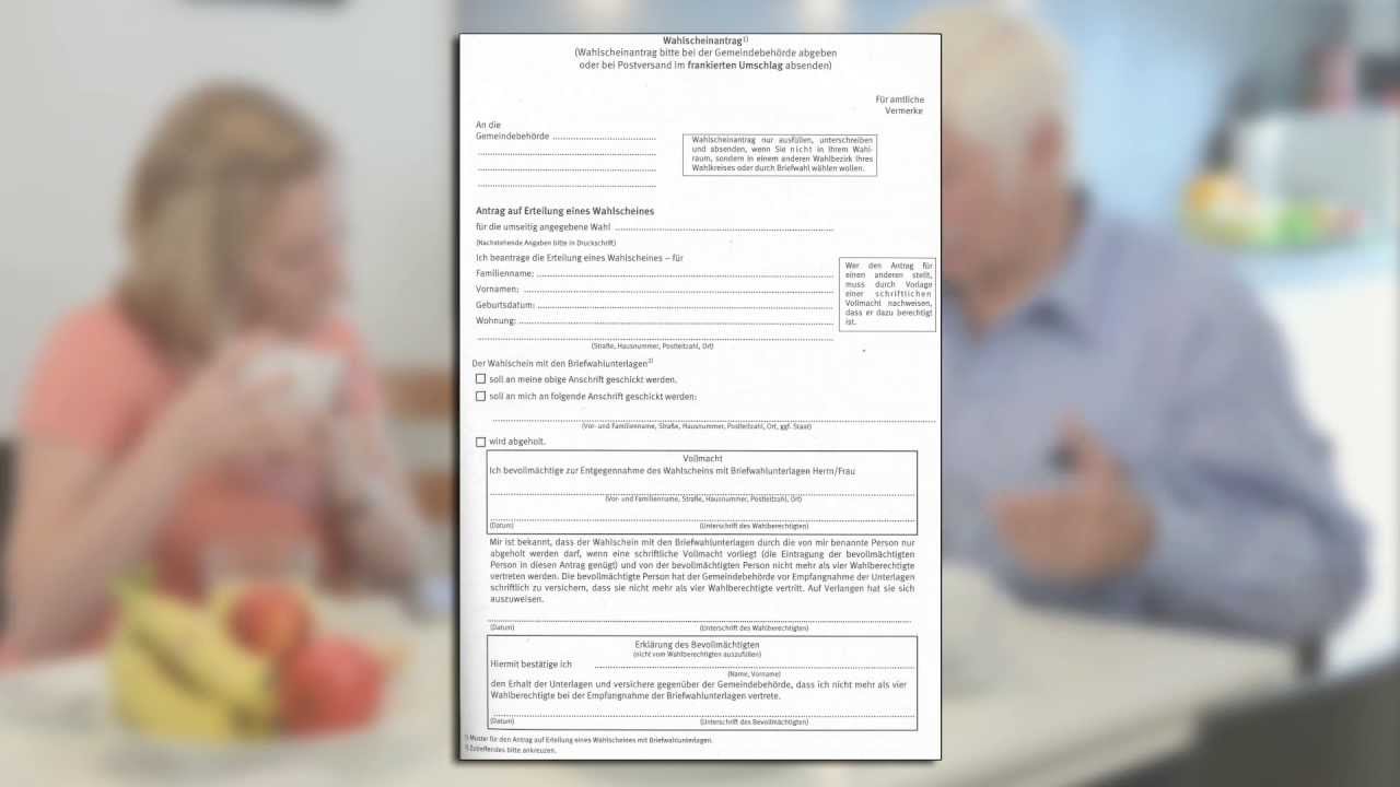 cdu univalle Machen Sie Ihr Kreuz bequem zu Hause - per Briefwahl!