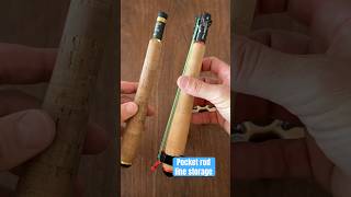 Pocket tenkara rod line storage tip for Keiryu Rod Co. MiniMax #tenkara #flyfishing