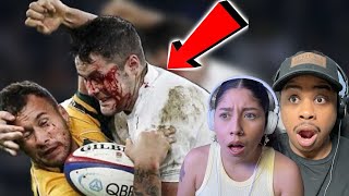 50 HORRIFIC Rugby Hits That Are Actually TERRIFYING to Watch (Brutal Big Hits \& Tackles)