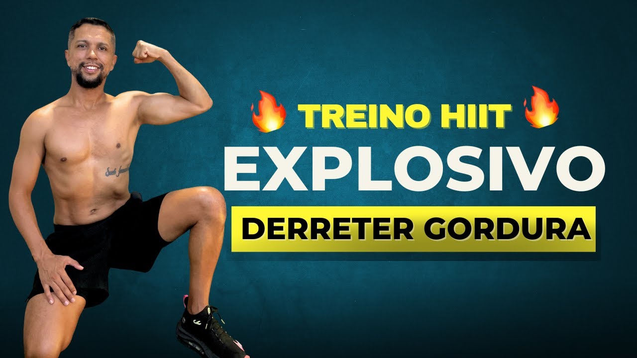 Treino HIIT Explosivo para Emagrecer em Casa