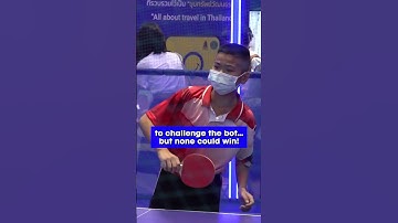 This ping pong robot can beat humans!