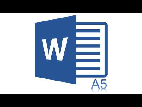Размер листа а5 как настроить в Microsoft Word