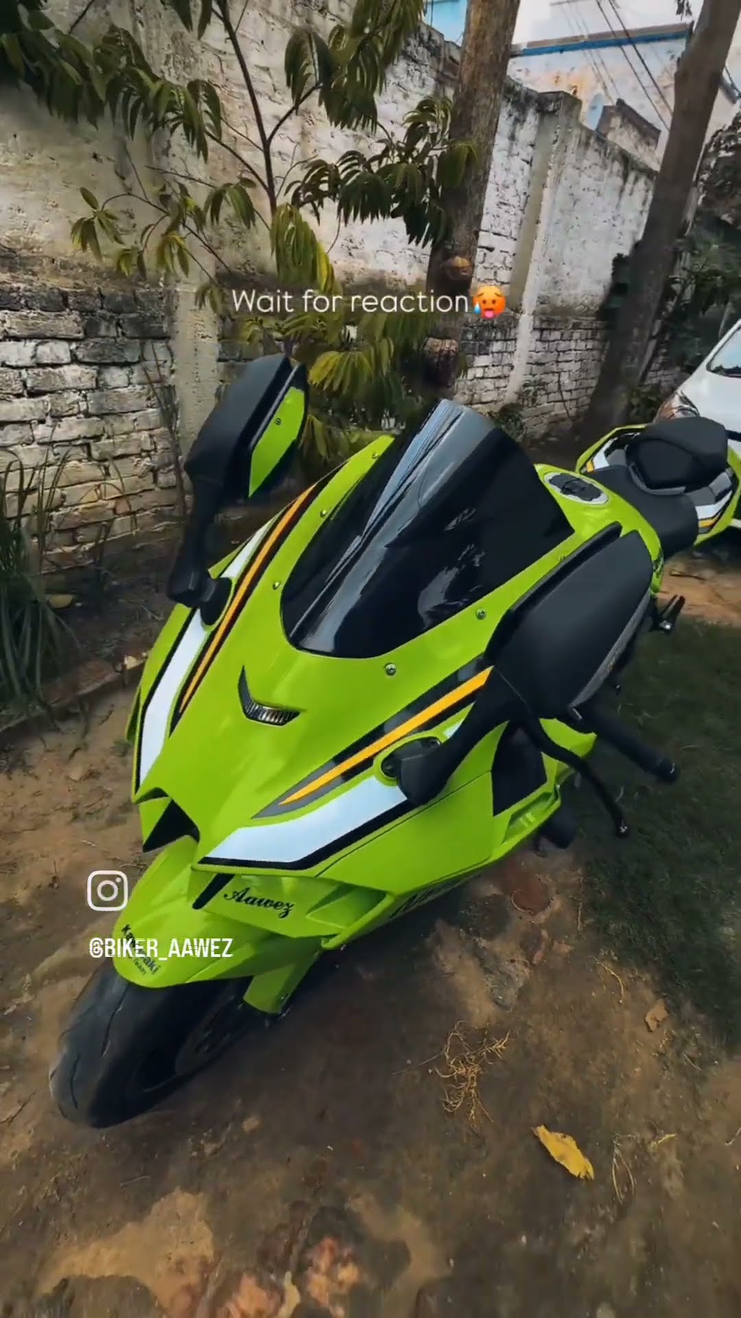 wonderful and the Beauty cold start of zx-10r - YouTube
