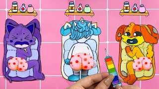 [paper diy] Pop The Pimples #2 (+ Smiling Critters Squishy ) Poppy Playtime Chapter 3 | ASMR