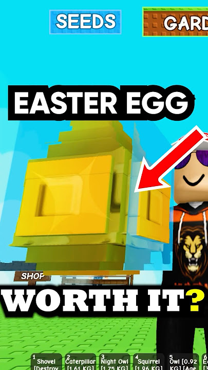 LIMITED EASTER EGG with Mutation..How much is it worth in GROW A GARDEN ROBLOX #roblox #shorts