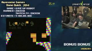AGDQ 2014 Bonus Stream - Game 11 - Give Up Robot