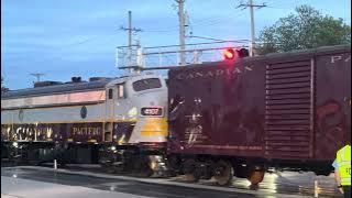 The Empress CP 2816 departs Franklin Park Illinois