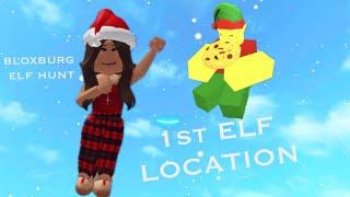 1ST ELF HUNT LOCATION | how to find the elves in bloxburg elf hunt 2024!