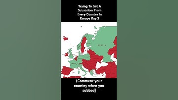 Trying To Get A Subscriber From Every Country In Europe Day 3!
