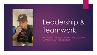 Transferable Skills - Leadership and Teamwork