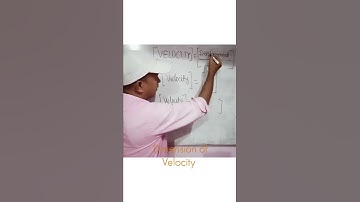 Dimension of VELOCITY #shorts