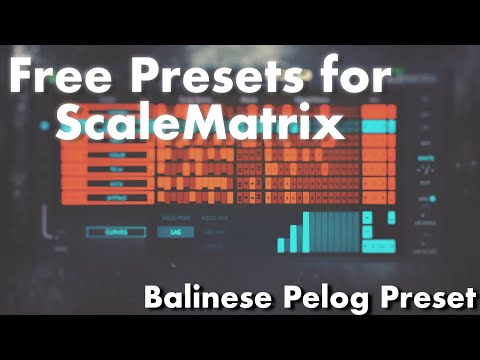 ScaleMatrix - Free Pentatonic Presets - Balinese Pelog Presentation