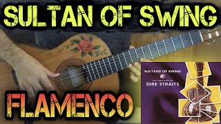 SULTAN OF SWING meets flamenco gipsy guitarist chords