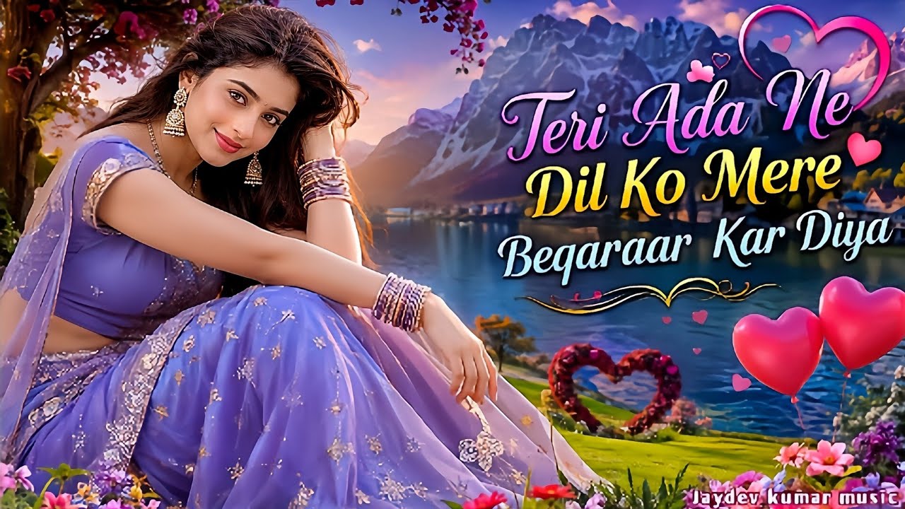 Teri Ada Ne Dil Ko Mere Beqarar Kar Diya💕 | 90s Kumar Sanu Alka Style heart💔 touching old hindi Song