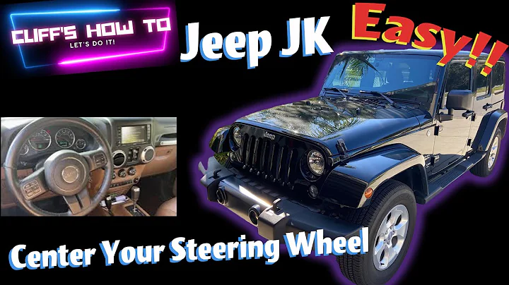 Center Your Steering Wheel Jeep JK