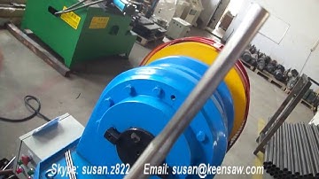 Pipe end forming machine, pipe end reducing machine, pipe swaging