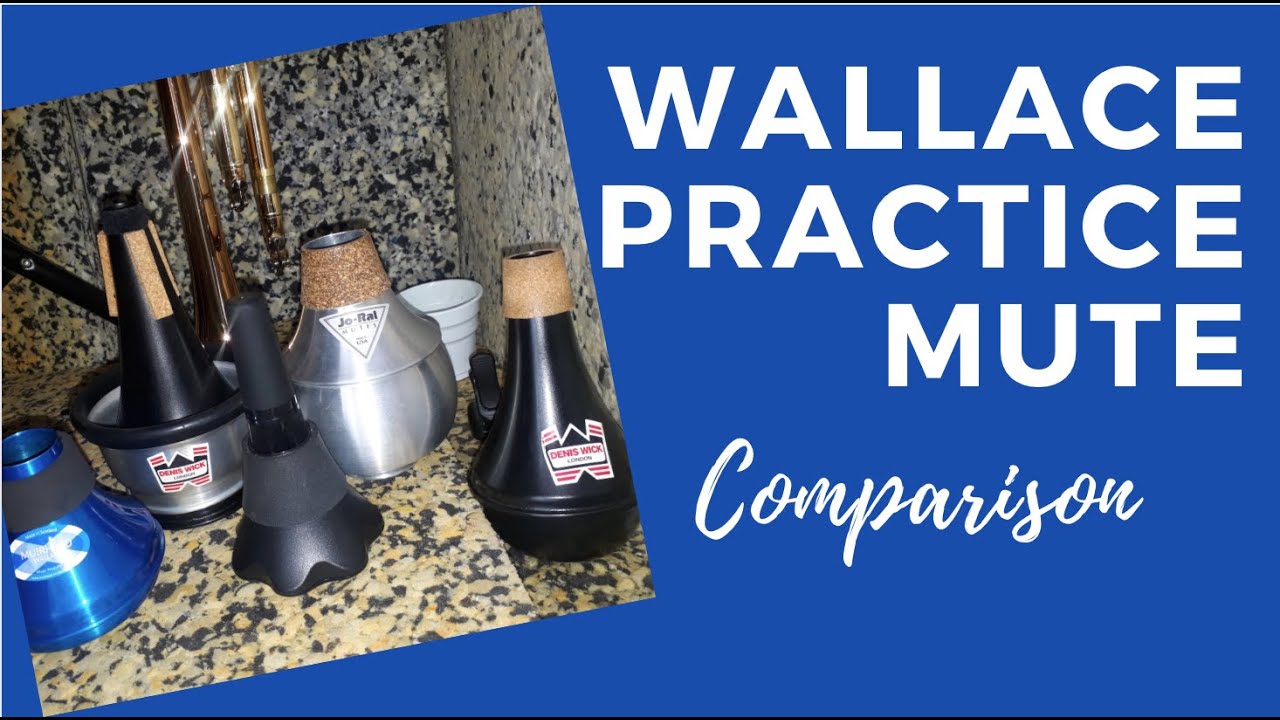 Wallace trumpet practice mute comparison (sound level and intonation