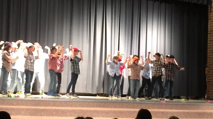 Sixth grade boys lip-synch 2017