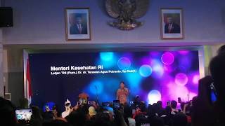 HIDUP INI ADALAH KESEMPATAN (PAK MENKES DR.TERAWAN NYANYI DI PERAYAAN NATAL KEMENKES 2019)