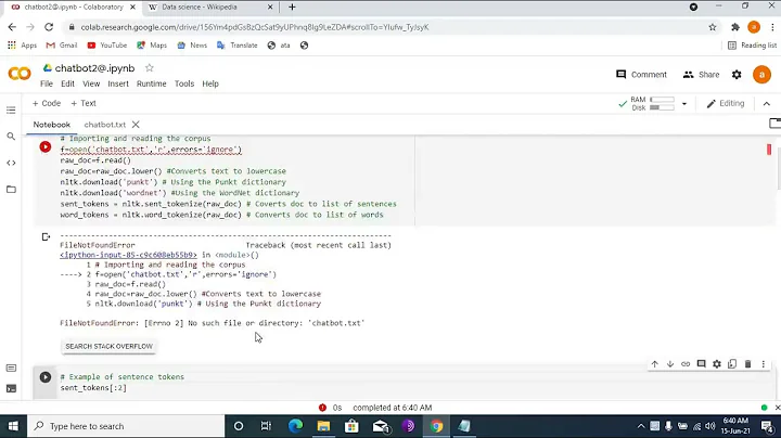 [Solved] Google-Colab No such file or directory | 9to5Answer