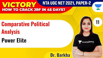 UGC NET 2021 | Comparative Political Analysis by Dr. Barkha | Power Elite