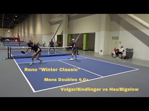 Reno "Winter Classic" Mens Doubles 4.0+ Volger/Sindlinger vs Hsu/Bigelow