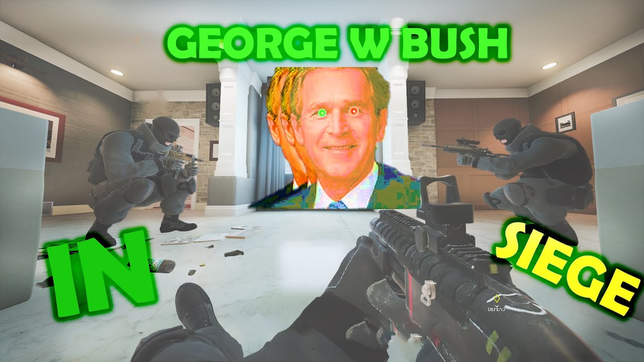 I FOUND GEORGE W BUSH IS IN Rainbow Six Siege NOT REALLY*
