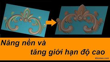 Nâng nền và tăng giới hạn độ cao trong jdpaint