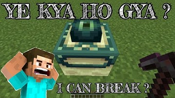 CAN I BREAK NETHERITE PICKAXE IN 0.01 SECONDS ? | gaming with geeky | geeky bhai |