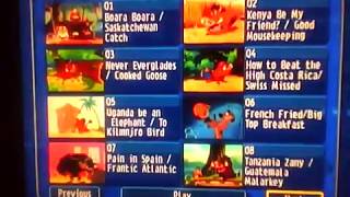 Timon & Pumbaa bootleg DVD menu