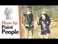 How to Paint People in Watercolor - Step-by-step