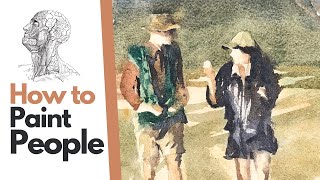 How to Paint People in Watercolor  Stepbystep