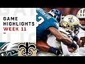 Eagles vs. Saints Week 11 Highlights | NFL 2018