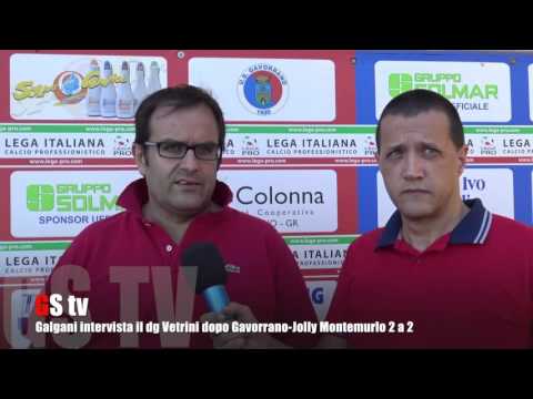 Gs Tv - Galgani intervista il dg Vetrini dopo Gavorrano-Montemurlo 2 a 2