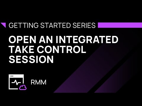 Open an Integrated Take Control Session