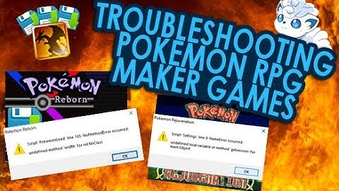 ► Pokémon Reborn/Rejuvenation Troubleshooting and Managing Save Files