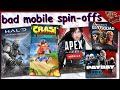 Forgotten mobile spin offs from big games that failed