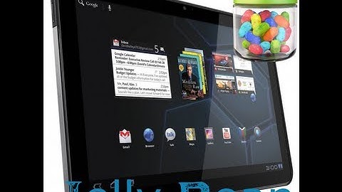 Motorola Xoom with Android 4.2.1 Jellybean AOSP