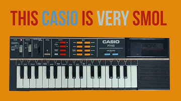 Casio PT 82 - vintage toy organ keyboard sounds and rhytms