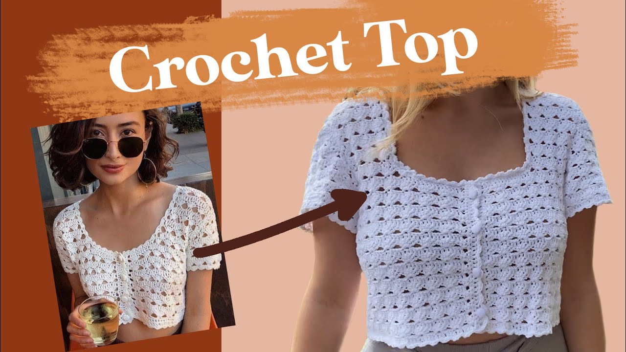 I Recreated my Pinterest Pin | DIY Crochet Top | Fionasdf