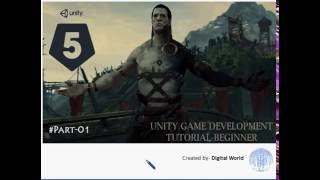 Unity Game Development Tutorial- Beginner (Part-01)