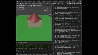 "I Made a 3D House Using Code 😱 | Blender Python Animation 4K" #shorts #python #blederanimtion