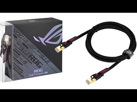 สายแลน cat 7 ราคา  New  ASUS เปิดตัว ROG CAT7 Cable สาย LAN ระดับไฮเอนด์เอาใจชาวเกมเมอร์!