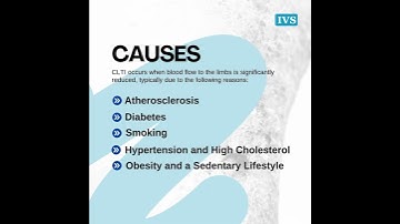 Chronic Limb-Threatening Ischemia - Causes and Treatments