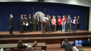 Pa. governor, gun control advocates speak out against two Senate bills